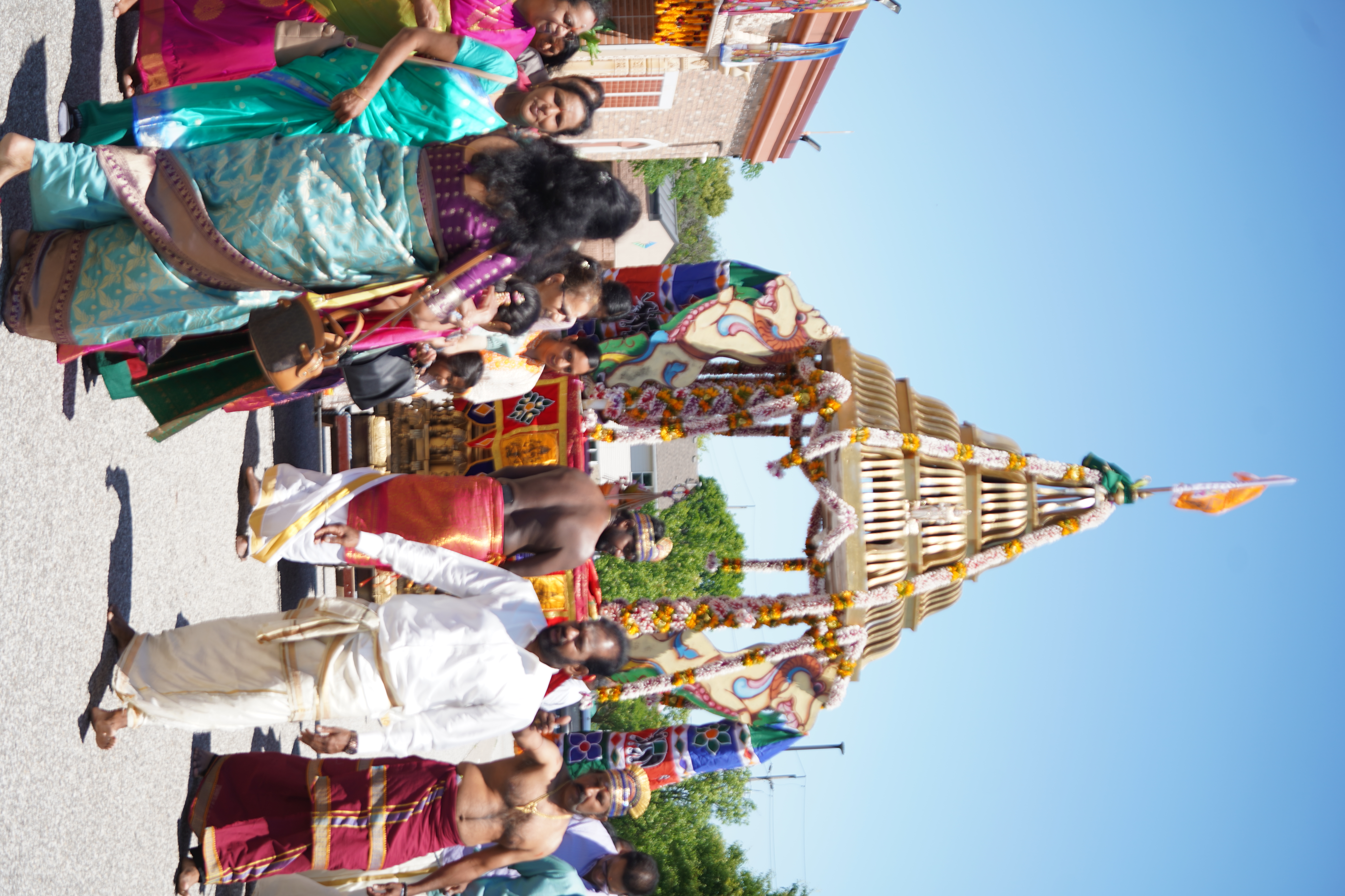 Young Dancers on Temple Grounds